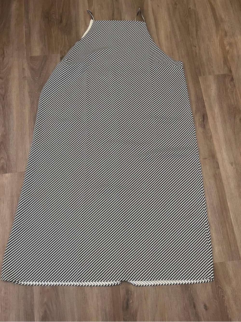 H&M Black and White Diagonal Stripe Dress
